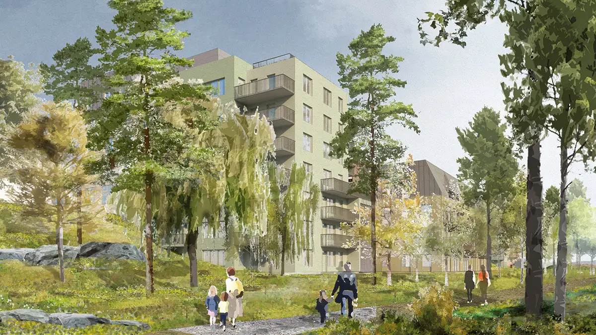 Östberga ”alléstad”