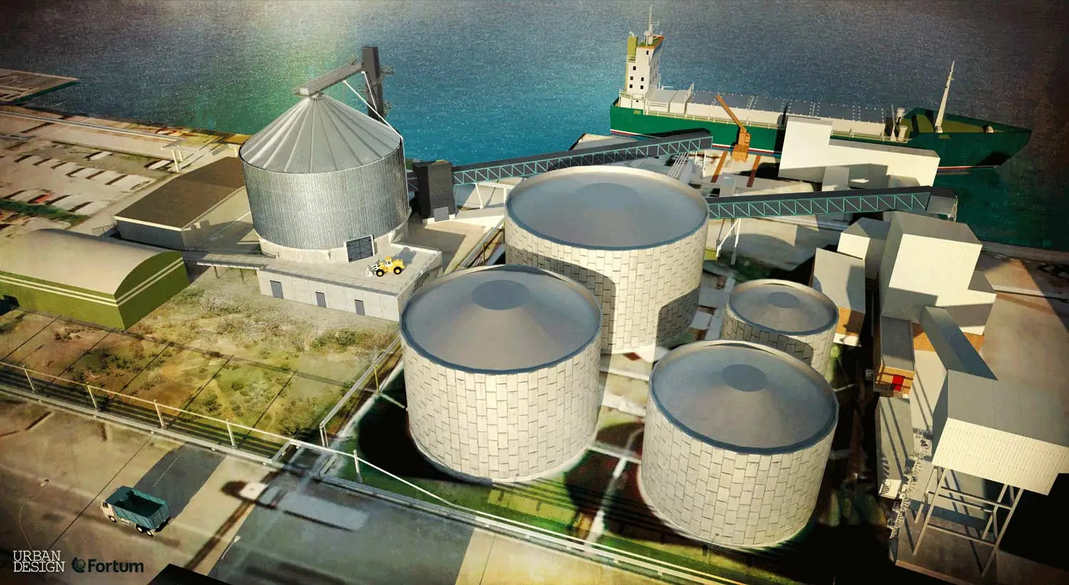 Silo för Biobränsle